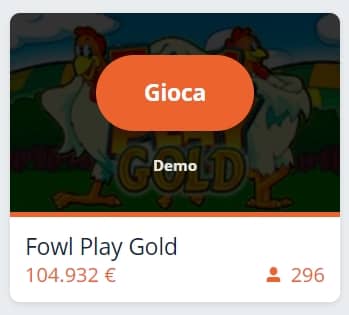 demo Fowl play Gold alpino